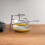 Metaltex Lava Canyon Frying Pan Holder in use