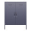 Popstrukt Sugar Cube Storage Cabinet - Carbon Grey angle