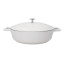 MasterClass Cast Aluminium 4L Shallow Casserole Dish, 28cm - Cream angle