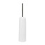 Umbra Touch Toilet Brush & Holder - White Back View 