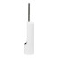 Umbra Touch Toilet Brush & Holder - White Side View 