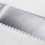 WÃ¼sthof Crafter Double Edge Serrated Bread Knife blade close up