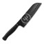 WÃ¼sthof Performer Hollow Edge Santoku, 17cm side view