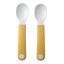 Mepal Mio 2 Piece Spoon Trainer Set, Yellow