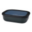 MepalÂ Cirqula Rectangular Multi Bowl Set, 2L Nordic Black