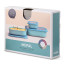 MepalÂ Cirqula 3 Piece Rectangular Multi Bowl Set, Nordic White packaging
