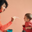 Mepal MioÂ 2 Piece Feeding Spoon SetÂ in use