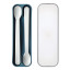 Mepal MioÂ 2 Piece Feeding Spoon Set, Deep Blue