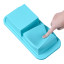 Souper Cubes 2-Cup Silicone Food Storage Tray with Lid bottom view