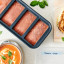 Souper Cubes Souper Cubes 1-Cup Silicone Food Storage Tray with Lid - Grey with frozen tomato soup