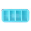 Souper Cubes 1-Cup Silicone Food Storage Tray with Lid top view