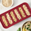 Souper Cubes Souper Cubes 1/2 Cup Tray w Lid, Cranberry - Cranberry with food