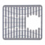 OXO Good Grips Small Silicone Sink Mat with right side removed