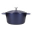 MasterClass Cast Aluminium 4L Casserole Pot, 24cm - Metallic Navy