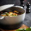 MasterClass Large Casserole Dish with Lid, 28cm in use