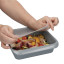 MasterClass 4 Piece Set of Assorted Silicone Stretch Lids in use