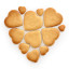 Lekue Hearts Cookie Cutter shaped cookies