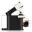Nespresso Vertuo Next Coffee Machine angle with a coffee pod