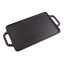 Victoria Matte Black Cast Iron Reversible Griddle, 32cm product shot 