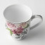 Jenna Clifford Wavy Rose Mug, Set of 4