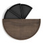 Umbra Moona Cosmetics & Jewellery Storage Box - Black & Walnut angle