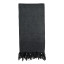 The Cotton Company Stonewashed Turkish Towel - Black product shot 