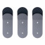 Popstrukt Bubblegum Stack Wall Hook, Pack of 3 - Charcoal product shot 