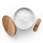 Eva Solo Legio Nova Salt Cellar with Lid and Spoon top view 