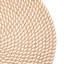 Humble & Mash Round Jute Blend Placemat, Set of 2 - Natural Jute detail shot 