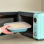 Mepal Rectangularï¿½Cirqula Microwave Cover in use 