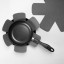 Sagenwolf Sagenwolf Pot & Pan Protectors, Set of 3 - Black in use 