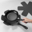 Sagenwolf Sagenwolf Pot & Pan Protectors, Set of 3 - Grey in use 