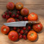 Wusthof AMICI Cook's Knife, 20cm in use 