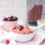 Omniblend V Narrow Base Blender, 2L - Maroon in use 
