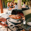 Ooni Ooni Karu Wood & Charcoal Fired Pizza Oven, 40cm in use 