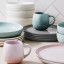 Le Creuset Coupe Collection Pasta Bowl, 960ml - Sea Salt in use