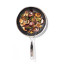 Jan Stainless Steel Non Stick Frying Pan with Honeycomb Finish - 24cm in use 