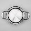 Jan 6 Piece Stainless Steel Pot Set top view 