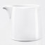 JAN Flat Stackable Creamer - White product shot 
