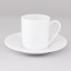 JAN White Espresso Cup & Saucer, Set of 4 product shot 