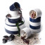 JAN Flat Stackable Cereal Bowls, Set of 4