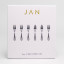 JAN Pluto Cake Forks, Set of 6 packaging shot 