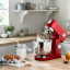 Kenwood K-Mix 5L Stand Mixer, KMX750AR - Red in use 