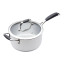 MasterClass 5 Piece Deluxe Stainless Steel Cookware Set detail shot 
