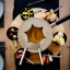 KitchenCraft Artesï¿½Six Person Party Fondue Set in use 