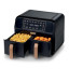 Kenwood HFP70 Dual 8L Air Fryer, 3.4kg - Black/Gold in use 