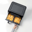 Kenwood HFM75 Dual 8L Air Fryer 3.4kg - Black/Stainless Steel in use 