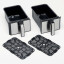Kenwood HFM75 Dual 8L Air Fryer 3.4kg - Black/Stainless Steel accessory detail shot 