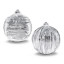 Tovolo Dots and Stripes Ornament Ice Molds in use 