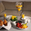 Vagnbys Table Tower Wine Decanter and Aerator in use
